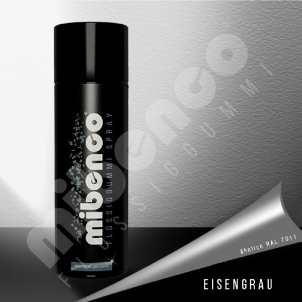 mibenco Spray - eisengrau glänzend - 400ml